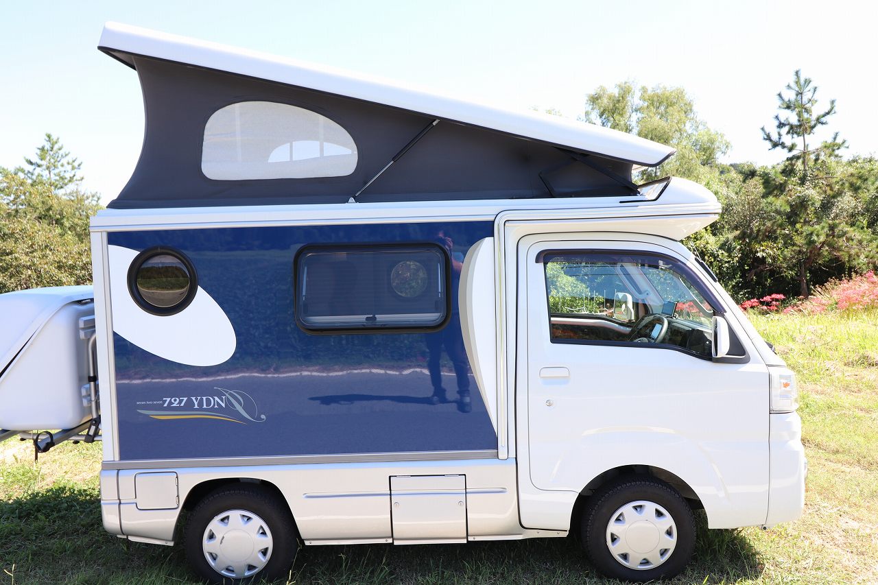 インディ727のポップアップベッド