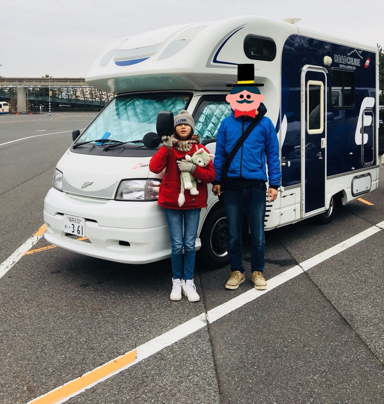 キャンピングカーでディズニーランド