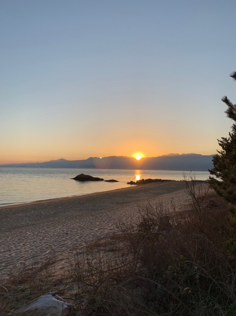 瀬戸内海夕日